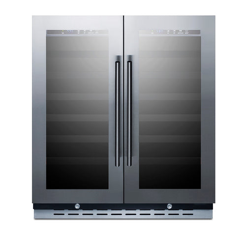 Summit Built-In Wine Cellar, 30" Wide, Black (SWC3066B)