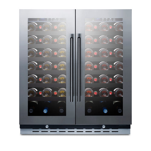 Summit Built-In Wine Cellar, 30" Wide, Black (SWC3066B)