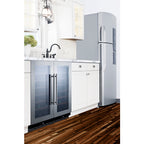 Summit Built-In Wine Cellar, 30" Wide, Black (SWC3066B)