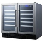 Summit Built-In Wine Cellar, 36" Wide, Black (SWC3668)
