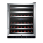 Summit Built-In Wine Cellar, ADA Compliant, 24" Wide, Black (SWC530BLBISTADA)