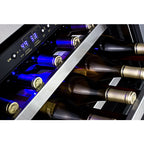 Summit Built-In Wine Cellar, ADA Compliant, 24" Wide, Stainless Steel (SWC530BLBISTCSSADA)