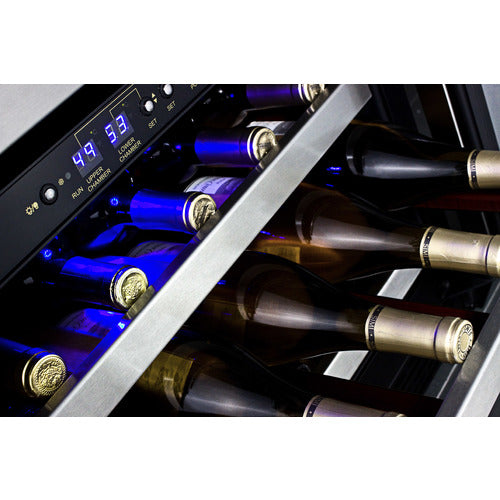 Summit Built-In Wine Cellar, 24" Wide, Black (SWC530BLBIST)
