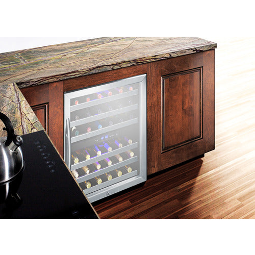 Summit Built-In Wine Cellar, 24" Wide, Black (SWC530BLBIST)