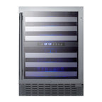 Summit Built-In Wine Cellar, 24" Wide, Stainless Steel (SWC532BLBISTCSS)
