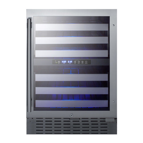 Summit Built-In Wine Cellar, 24" Wide, Stainless Steel (SWC532BLBISTCSS)