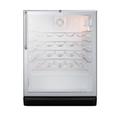 Summit Built-In Wine Cellar, 24" Wide, Stainless Steel (SWC6GBLCSS)