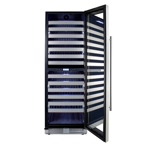 Summit Dual-Zone Wine Cellar, 24" Wide, Black (SWCP2163)