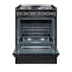 Summit Electric Coil Range, 24" Wide, Black (TEM610CR)
