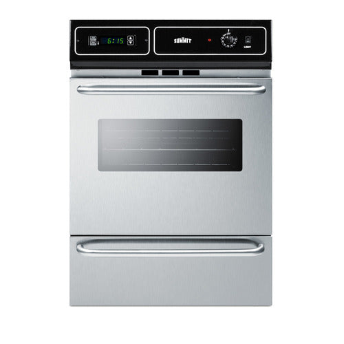 Summit Electric Wall Oven, 24" Wide (TEM721BKW)