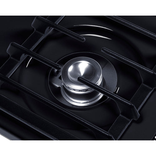 Summit 4-Burner Gas Cooktop, Battery Start Ignition, 24" Wide, Black (TNL03IP)