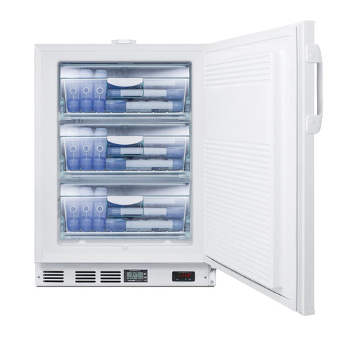 Summit Built-In All-Freezer, ADA Compliant, 24" Wide, White (VLT650ADA)
