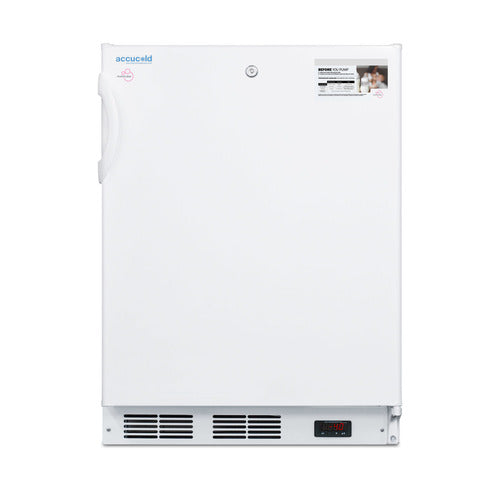 Summit MOMCUBE® Breast Milk Freezer, ADA Compliant, 24" Wide, White (VT65MLBIMCADA)