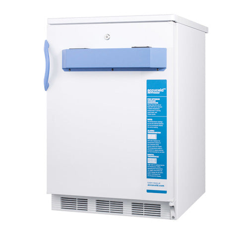 Summit Built-In All-Freezer, 24" Wide, White (VT65MLBIMED2)