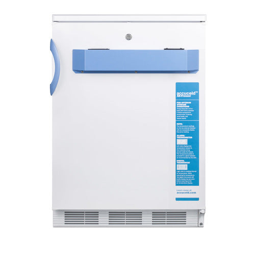 Summit Built-In All-Freezer, 24" Wide, White (VT65MLBIMED2)
