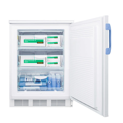 Summit Built-In All-Freezer, 24" Wide, White (VT65MLBIMED2)