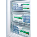 Summit Built-In All-Freezer, 24" Wide, White (VT65MLBIMED2)