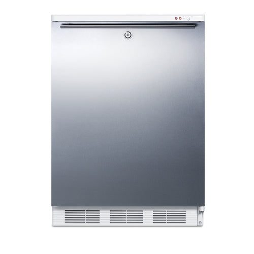 Summit Built-In All-Freezer, 24" Wide, White (VT65MLBISSHH)