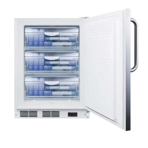 Summit Built-In All-Freezer, ADA Compliant, 24" Wide, White (VT65MLBISSTBADA)