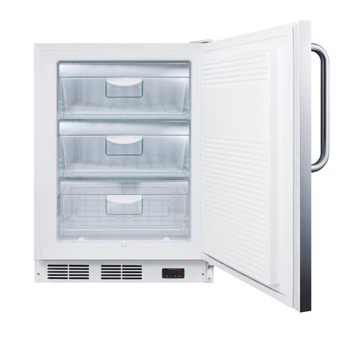 Summit Built-In All-Freezer, ADA Compliant, 24" Wide, White (VT65MLBISSTBADA)