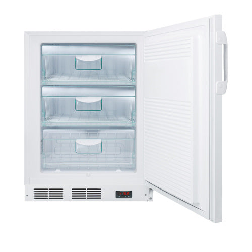 Summit Built-In All-Freezer, ADA Compliant, 24" Wide, White (VT65MLBIVACADA)