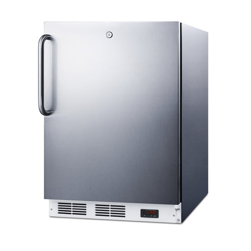 Summit Built-In All-Freezer, ADA Compliant, 24" Wide, Stainless Steel (VT65MLCSSADA)