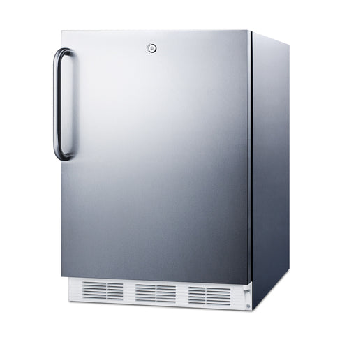 Summit Built-In All-Freezer, 24" Wide, Stainless Steel (VT65MLCSS)