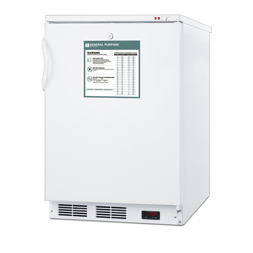 Summit All-Freezer, 24" Wide, White (VT65MLGP)