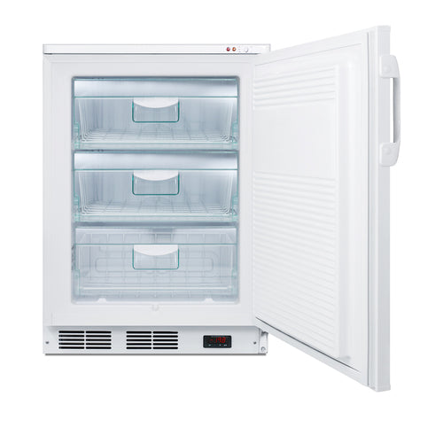 Summit All-Freezer, 24" Wide, White (VT65MLGP)