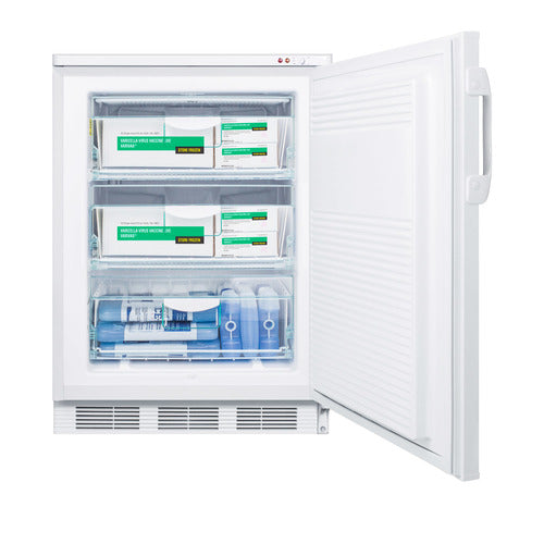 Summit All-Freezer, 24" Wide, White (VT65MLMED)