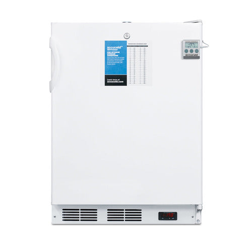 Summit All-Freezer, 24" Wide, White (VT65MLPLUS2ADA)