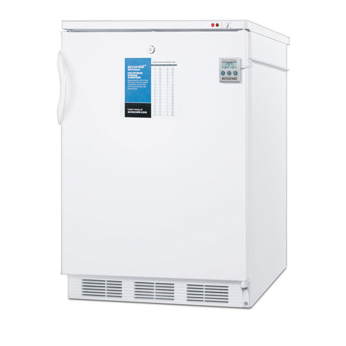 Summit All-Freezer, ADA Compliant, 24" Wide, White (VT65MLPLUS2)