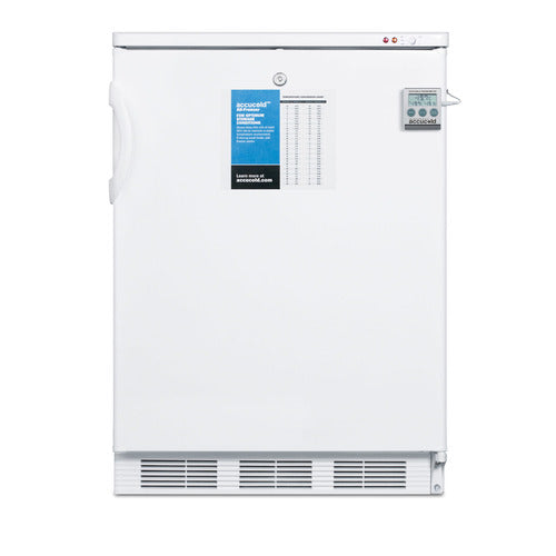 Summit All-Freezer, ADA Compliant, 24" Wide, White (VT65MLPLUS2)