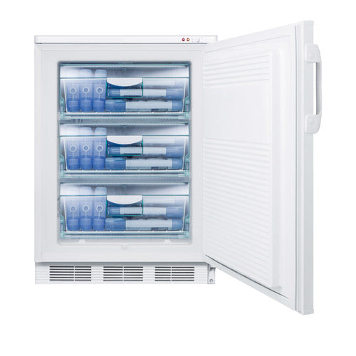 Summit All-Freezer, ADA Compliant, 24" Wide, White (VT65MLPLUS2)