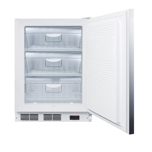 Summit All-Freezer, ADA Compliant, 24" Wide, White (VT65MLSSHHADA)