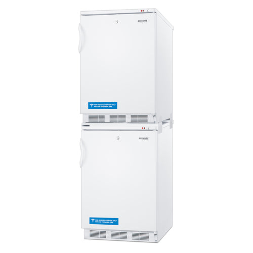 Summit Stacked All-Freezers, 24" Wide, White (VT65MLSTACK)