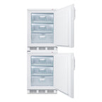 Summit Stacked All-Freezers, 24" Wide, White (VT65MLSTACK)