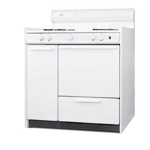 Summit Gas Range, 36" Wide, White (WNM4307)