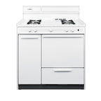 Summit Gas Range, 36" Wide, White (WNM4307)