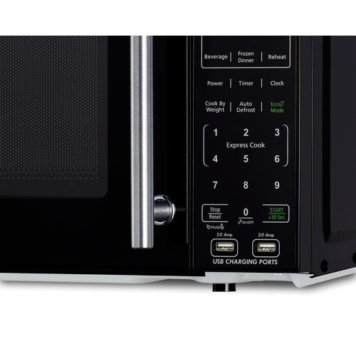 Summit Microwave/Refrigerator-Freezer Combination with Allocator, Black (MRF66BKA)