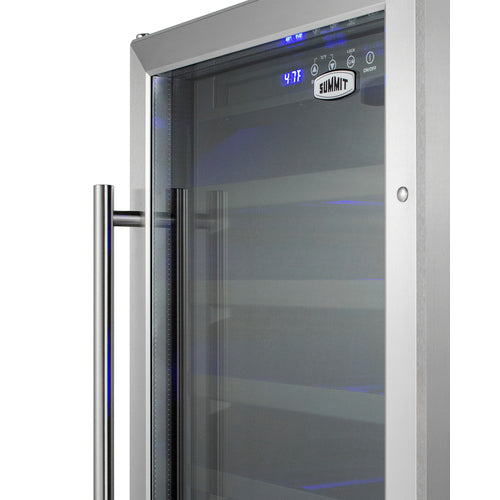 Summit Built-In Wine Cellar, ADA Compliant, 18" Wide, Black (SWC1840BADA)