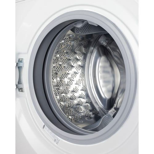 Summit 208-240V Washer, 24" Wide, White (SLW241W)