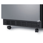 Summit Cold Brew/Nitro Kegerator (Panel Not Included), 24" Wide, Black (SBC7BRSIFCM2)