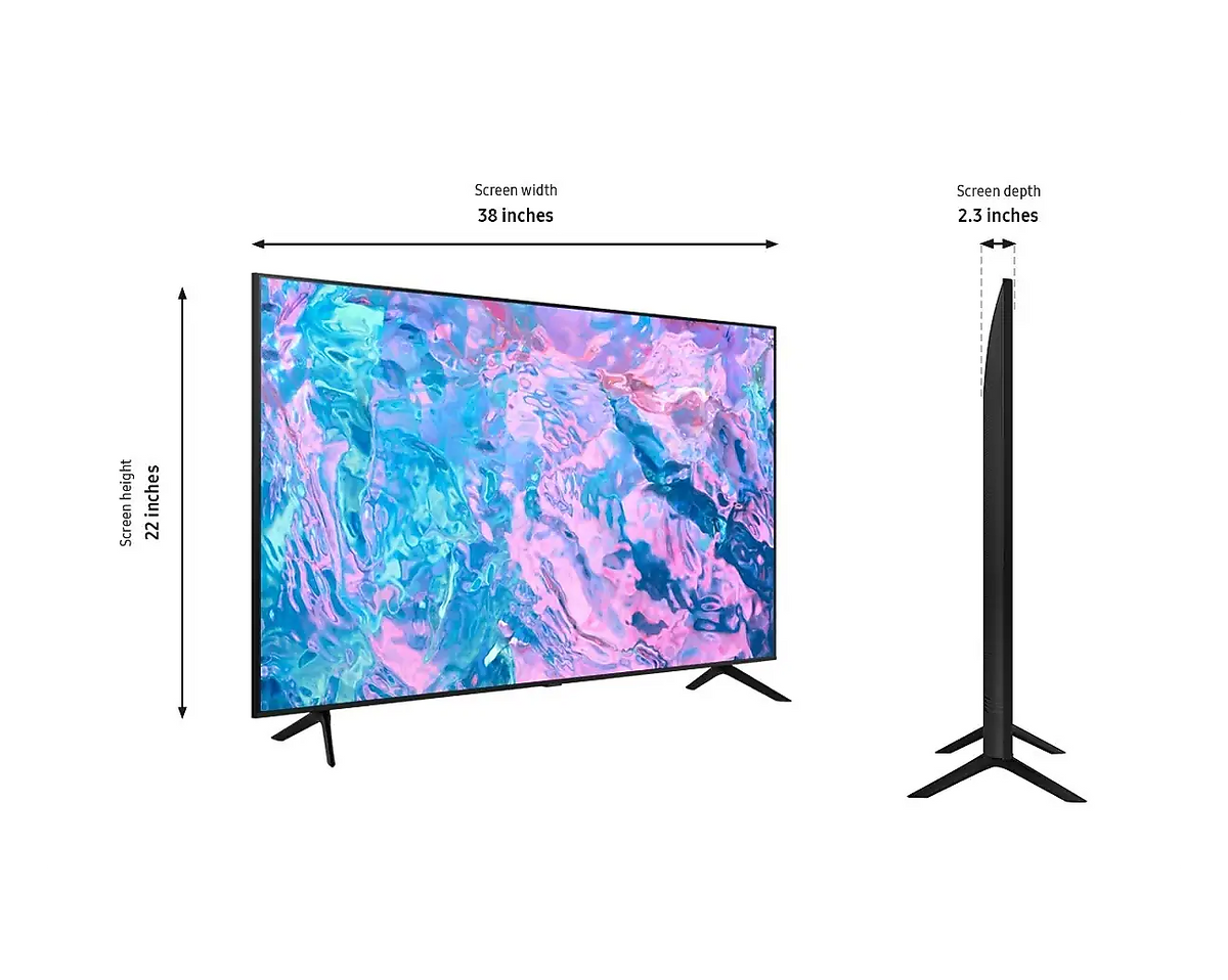 Samsung HCU708 43" 4K UHD Smart Hospitality TV - HG43CU708NFXZA - view 3