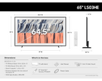 Samsung The Frame HL03H 65" 4K QLED Hospitality TV - HG65HL03HNF - view 4